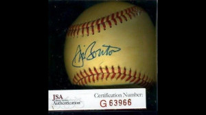 Jim Bouton Autographed Ball - Jsa Certed American League