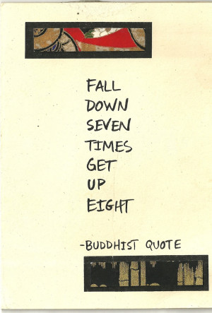 This humorous Buddhist quote means that, in other words, setbacks are ...