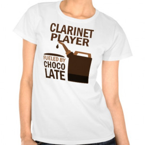 Clarinet Player (Funny) Chocolate T-shirts