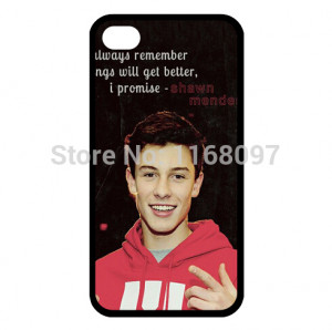 Free shipping Funny Shawn Mendes quote TPU Case Cover for iphone 4 4s ...