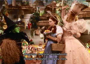 Wizard of Oz, Glinda rocks!! :-)