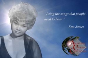 Etta James- I was privileged to see the great Etta James in concert ...