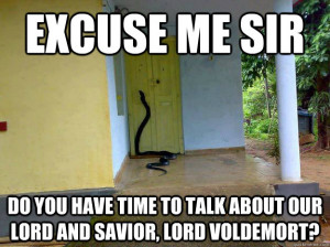 Excuse me sir Do you have time to talk about our Lord and Savior, Lord ...