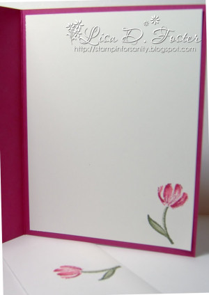... used: Stamps : Terrific Tulips, Watercolor Minis, Occasional Quotes