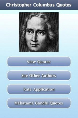 View bigger - Christopher Columbus Quotes for Android screenshot