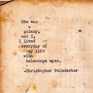 She was a galaxy