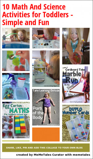 10 Math and Science Activities For Toddlers – Featuring “Learn ...