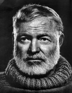 Ernest Hemingway looked at the world