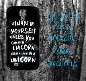 Unicorn Quote Samsung Galaxy S4 2 Piece Durable Cell Phone Case Cover ...