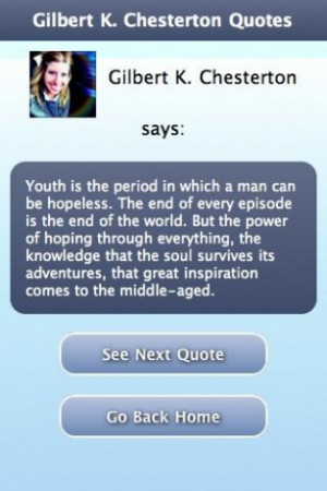 View bigger - Gilbert K. Chesterton Quotes for Android screenshot