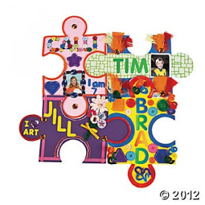 Design Your Own Gigantic Bulletin Board Puzzle. Kids can decorate ...
