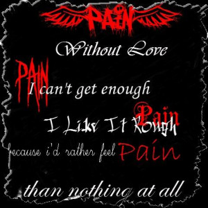 Emo Quotes About Pain Emo qouets