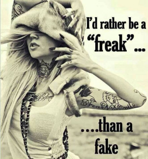 rather be a freak