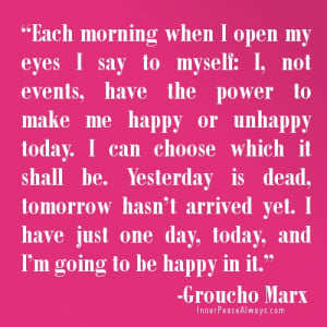Quotes for Friday about choosing to be happy