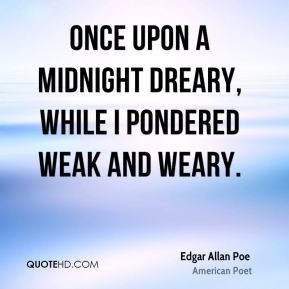 Edgar Allan Poe - Once upon a midnight dreary, while I pondered weak ...