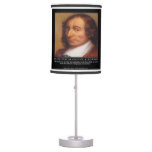Blaise Pascal & Religious Evil Quote Table Lamp