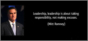 Leadership Responsibility Leadership Quotes