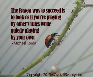 ... walking on a branch outside my home. Add a quote that fits the photo