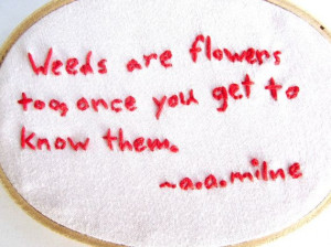 Milne Quote Embroidered Wall Art Handmade in by ImaLily, $14.50