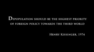 kissinger quote depopulation