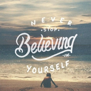 Never Stop Believing In Yourself - LP 4 - #lettering # ...