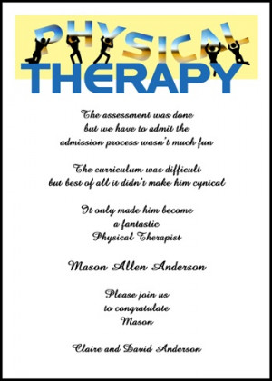 ensure your personalized discounted physical therapy graduation ...