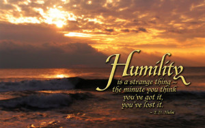 Wednesday's Word - Humility
