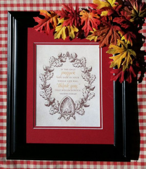 SALE Thanksgiving Printable Art Quote with by VeronicaFoleyDesign, $3 ...