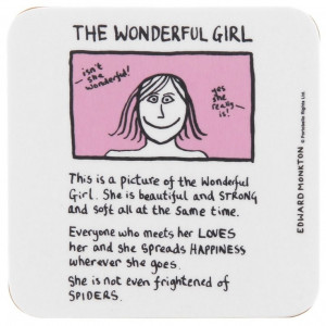 Edward Monkton The wonderful Girl - Love his humour!