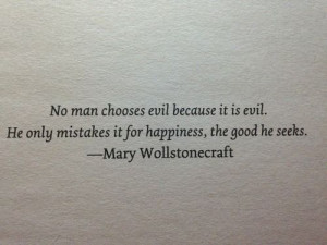 Great quote from Mary Wollstonecraft