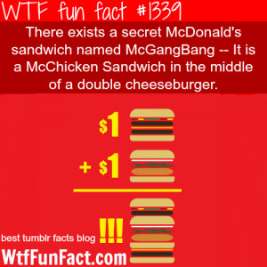 mcdonalds – sandwich McGangBang MORE OF WTF FUN FACTS are coming ...