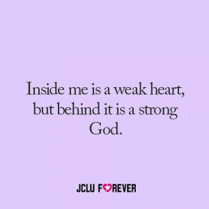 God is my strength!