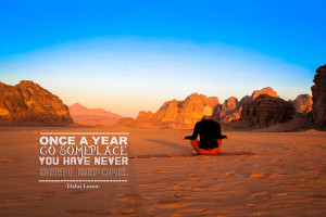 Once a year-Dalai Lama-