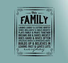 This Family .. Everyday - Subway Art Quotes & Phrases - Wall Decal ...