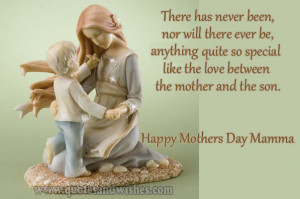 day quotes 2013 son1 Happy Mothers Day wishes from son. Mother and son ...