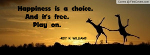 Happiness Is A Choice Pro Facebook Covers