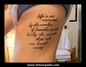 Share Rib Tattoo With Pinterest Wise Quote Tatt