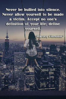 image quotes (Never be bullied into silence. Never allow yourself ...