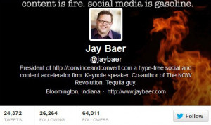 ... on the other hand, uses his website slogan on the header