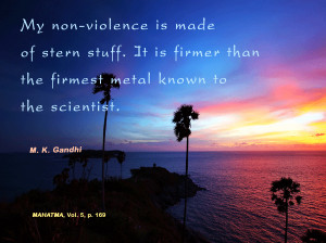 thought for the day non violence