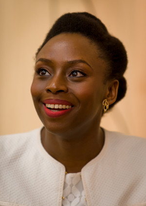Author Chimamanda Ngozi Adichie at the Howard County Library System's ...