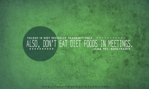 ... foods in meetings.