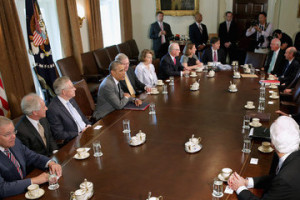 John Cornyn Barack Obama Meets with Members of Congress