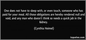 More Cynthia Heimel Quotes