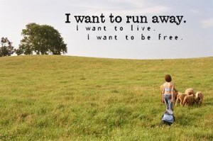 Myspace Graphics > Quotes > run away Graphic