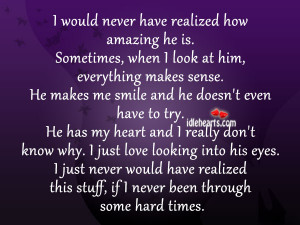 He Makes Me Smile Quotes He makes me smile and he