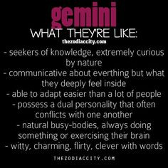 Gemini Personality Quotes. QuotesGram