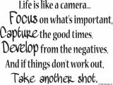 the good times, develop from the negatives, and if things don't work ...