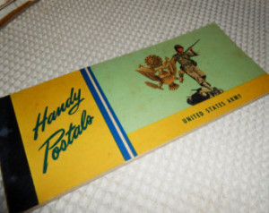 Vintage Handy Postals United States Army Blank Postcards