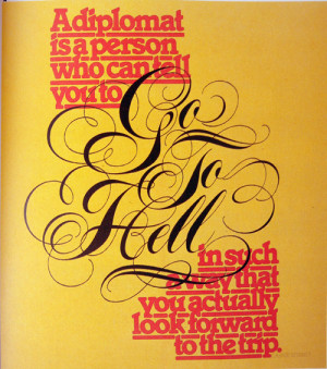 One of Lubalin’s many typographically expressive designs that have ...
